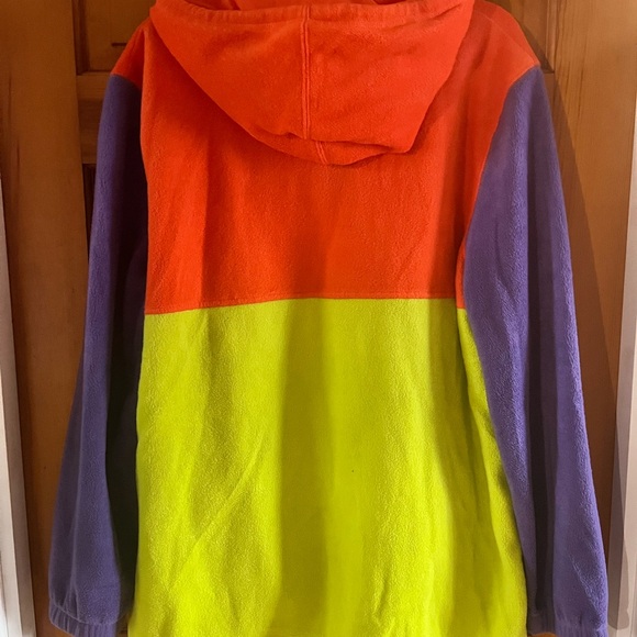 The White Lotus Sydney Sweeney Colorblock Hoodie men’s L fleece pockets outdoor - Picture 4 of 7